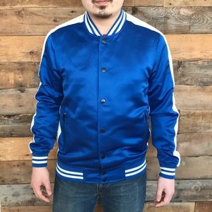 NWT Men’s satin baseball jacket